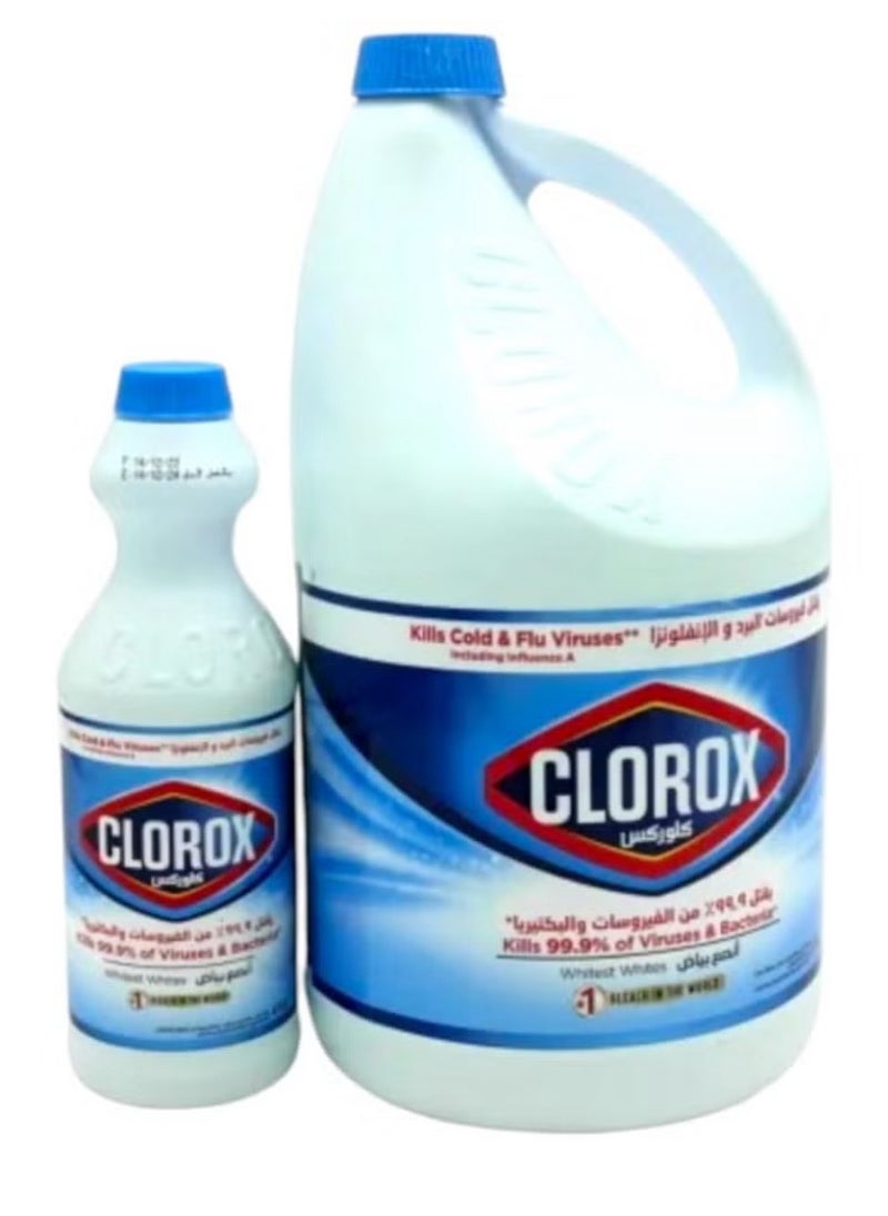 Clorox Clorox Bleach Set - (Clorox Bleach 3.78 liters with Clorox Original Liquid Bleach 470 ml)  - Image 1