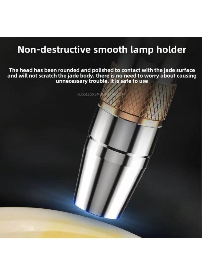 Shenyu Shines On Jade Special Strong Light Professional Appraisal Jewelry To See Jade 365nm Purple Light Flashlight-Product Specifications:V6 Three Light Source [white Light/yellow Light/365 Purple Light] One-handed  - Image 2