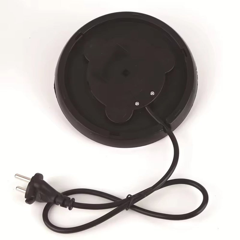 Dessini Regina Electric Glass Kettle 2.2L 2000W With Blue LED Indicator And Boil-Dry Protection Black/Clear - Image 4