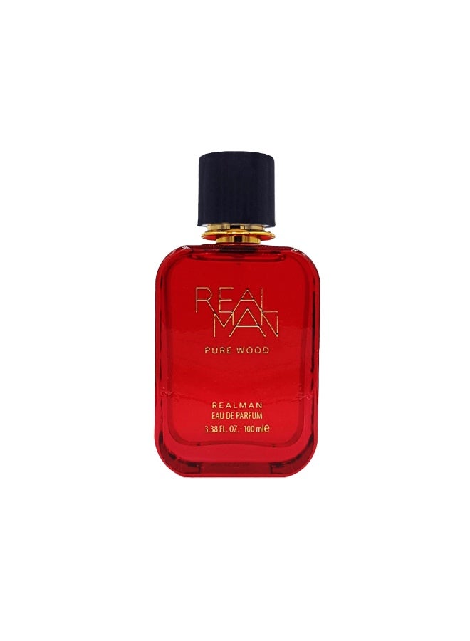 Realman Freshness Pack - EDP 100 ml  + Roll on 50ml - Pure Wood - Image 3