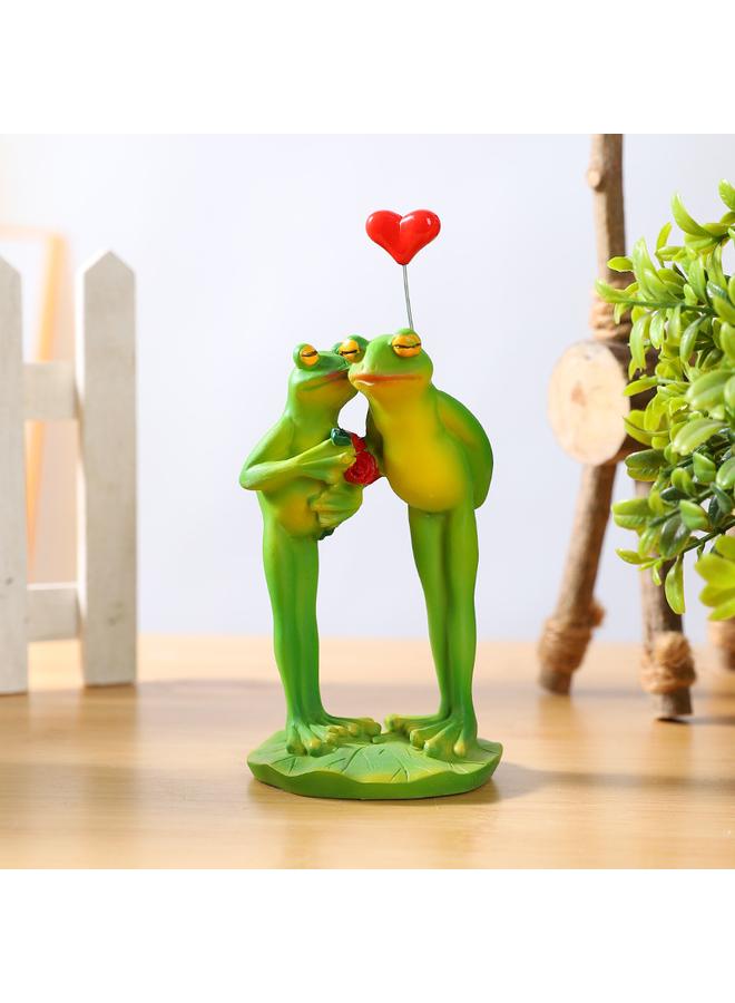 Bluejw New Cute Fun Micro-expression Frog Ornaments Home Window Resin Crafts Decoration Funny Creative Gifts - Image 5
