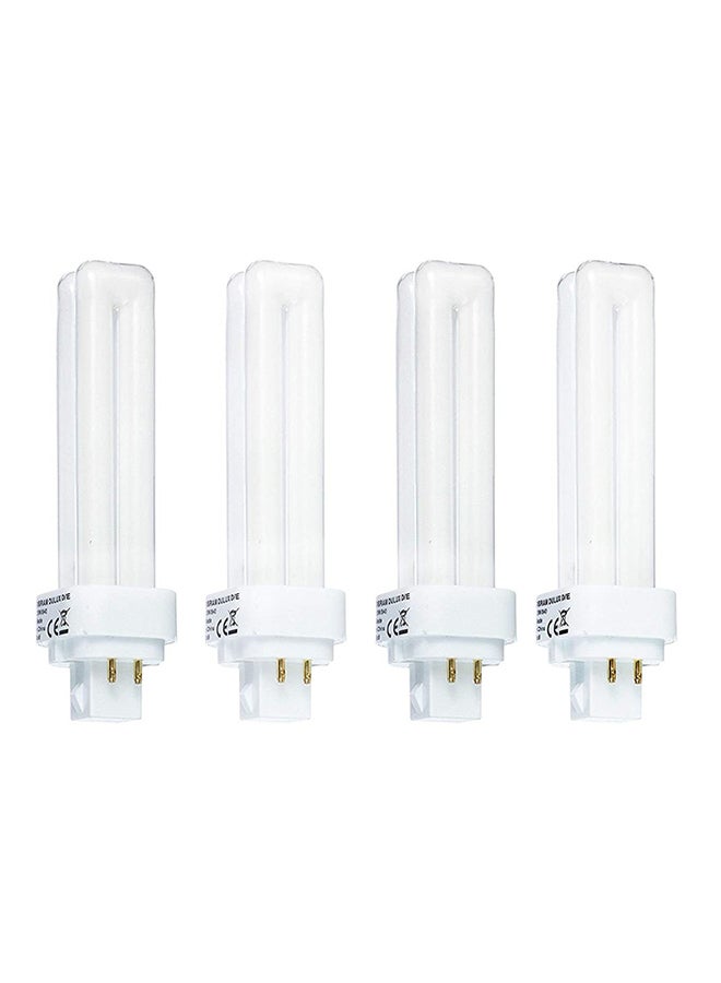 Osram Dulux DE 4 Pin Bulb 18W Warm White, Energy Saving Lamp (Pack of 4) - Image 1