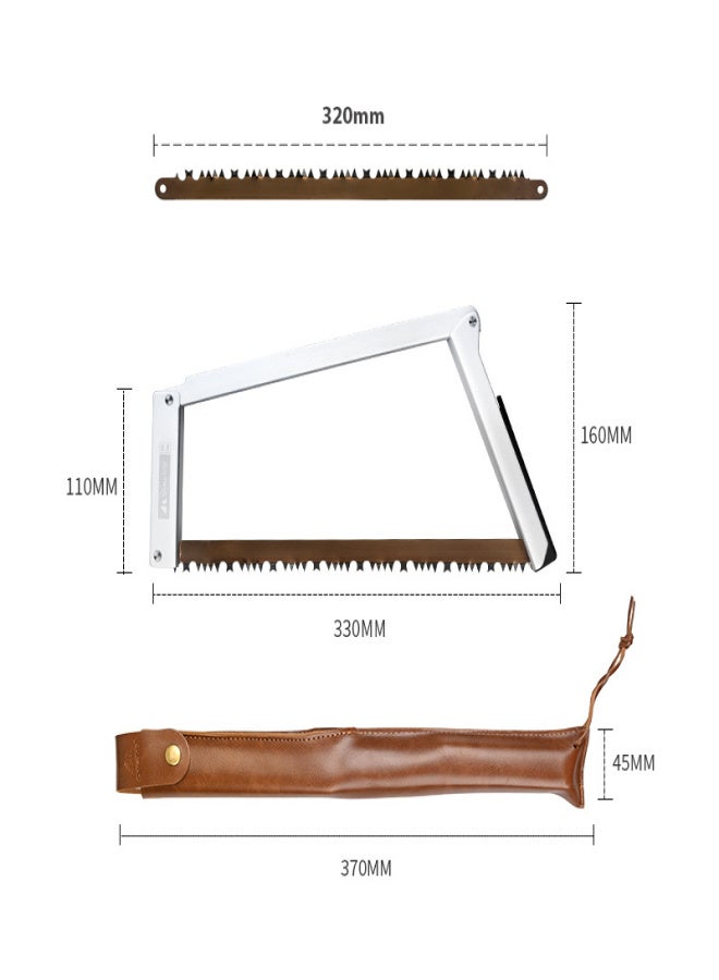 shinrtrip Folding Saw with Storage Pouch for Camping Backpacking Hiking - Image 3