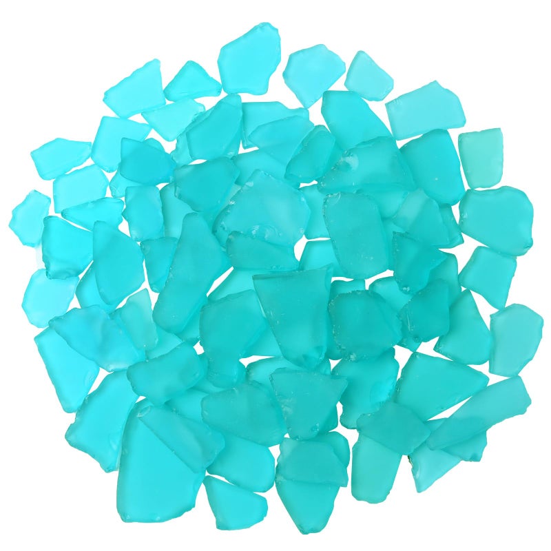 Giftvest Sea Glass for Crafts  16oz Frosted Seaglass Pieces  Vase Filler DIY Art Craft Supplies  Beach Weddings Home Decor Aquariums Decor