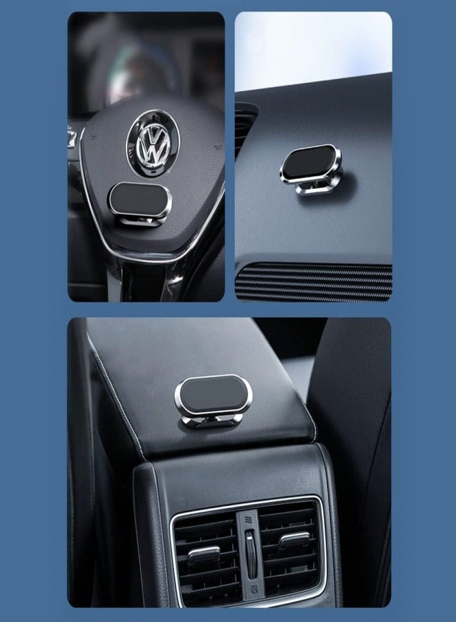 حامل هاتف مغناطيسي لسيارة ذو مغناطيس قوي حامل هاتف سيارة حامل لوحة قياس شاملة 360° قابلة للضبط، تركيب سهل ومتوافق مع جميع الهواتف الذكية - Image 3