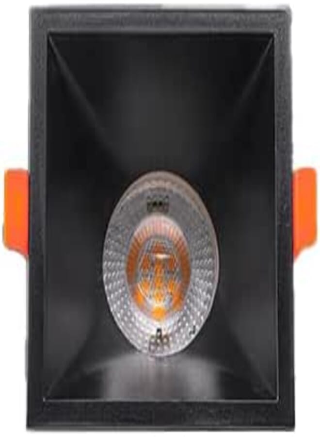 Lamps Modern Minimalist Black Square Recessed LED Ceiling Light Fixture with GU10 Socket