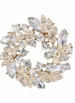 Generic Brooches for Women, Brooch Pins, Wedding Bridal Brooches for DIY Wedding Party Applique Embellishment Crafts Decor  - Image 1
