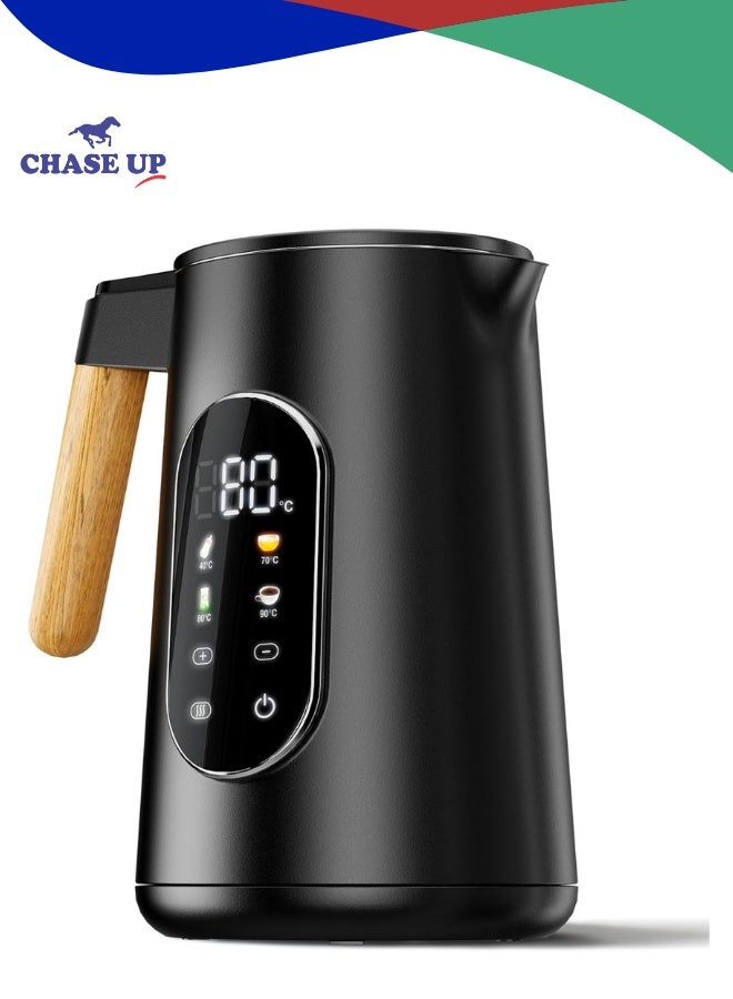 Chase Up Electric Kettle 2200W Fast Water Boiler, 1.7L Kettle Stainless Steels With Temperature Control For LED Touch Screen, Double Wall Anti Scald Water Heater 2H Keep Warm For Home - Image 1