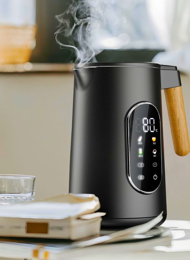 Chase Up Electric Kettle 2200W Fast Water Boiler, 1.7L Kettle Stainless Steels With Temperature Control For LED Touch Screen, Double Wall Anti Scald Water Heater 2H Keep Warm For Home - Image 2