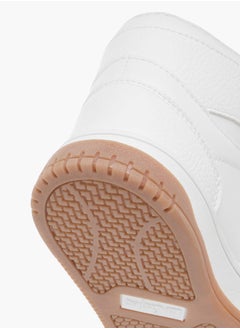Lee Cooper Women's Logo Detail High Top Sneakers with Lace-Up Closure  - Image 5