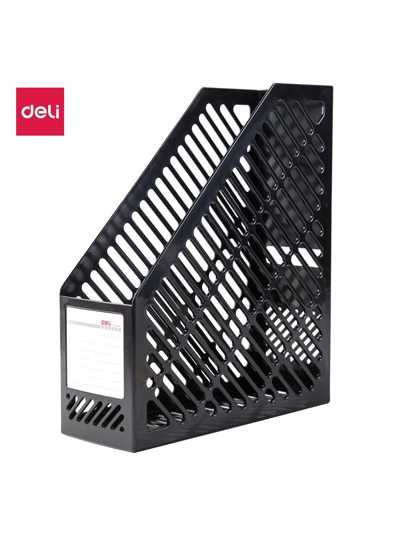 ديلي صندوق شبكي لتخزين المجلات  والملفات أسود - Image 1