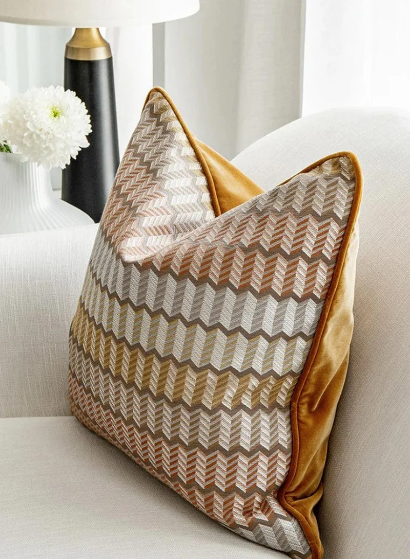 KNOT HOME Cushion Cecilia Hodler (with filler) Pillow Knot Home Cover Set for Modern Sofa Contemporary Living Room Bedroom and Office Soft Washable