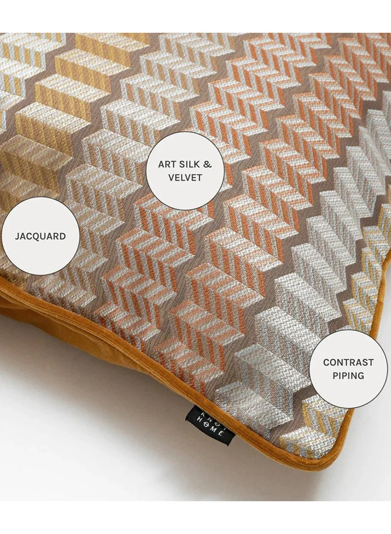 KNOT HOME Cushion Cecilia Hodler (with filler) Pillow Knot Home Cover Set for Modern Sofa Contemporary Living Room Bedroom and Office Soft Washable
