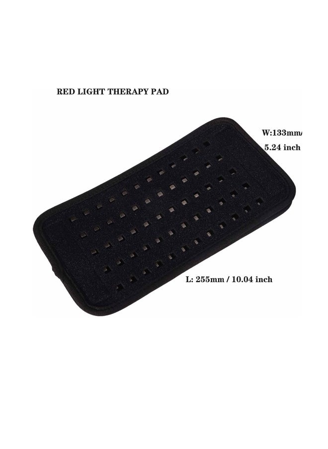 Generic - Red Light Therapy Belt, Flexible Wearable Wrap Deep Therapy Pad with 6-Gears Time Setting, 60pcs LED Lights,10.04 * 5.24'' for Back Shoulder Joints Muscle Pain Relief Device - Image 1
