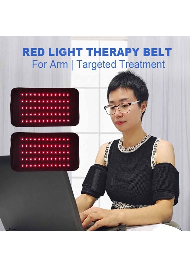 Generic - Red Light Therapy Belt, Flexible Wearable Wrap Deep Therapy Pad with 6-Gears Time Setting, 60pcs LED Lights,10.04 * 5.24'' for Back Shoulder Joints Muscle Pain Relief Device - Image 1