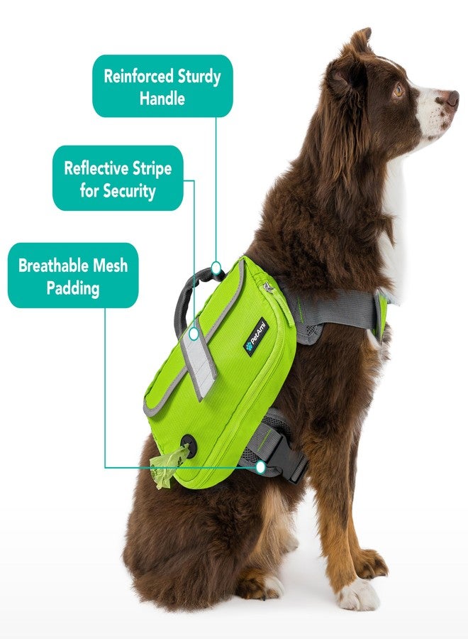 PetAmi Dog Backpack for Medium & Large Dogs, Saddle Bag for Dogs to Wear for Hiking, Pet Backpack Harness Dog Pack with Reflective Side Pockets for Walking Running - Image 3