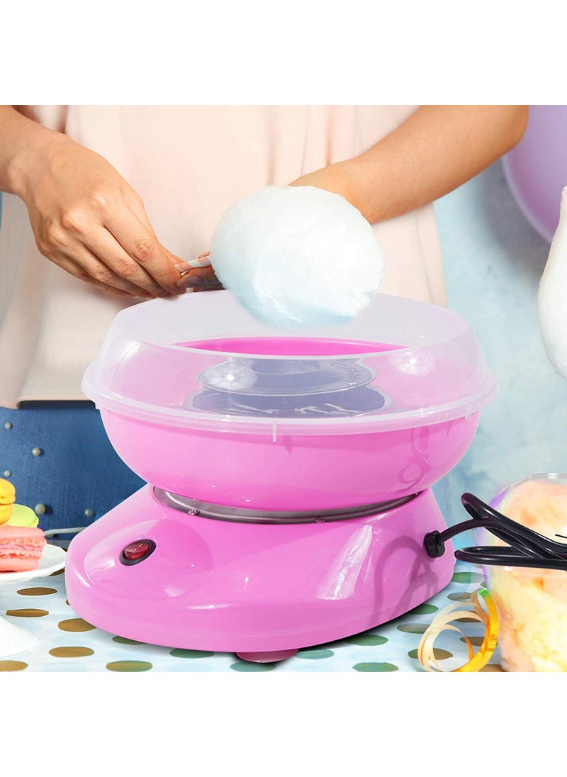 DARKZONE DARKZONE Cotton Candy Maker Mini Sweet Automatic Cotton Candy Machine Hard and Sugar Free Countertop Floss Maker Home DIY Sweets Makers for Kids RANDOM COLOUR WILL BE GIVEN  - Image 1