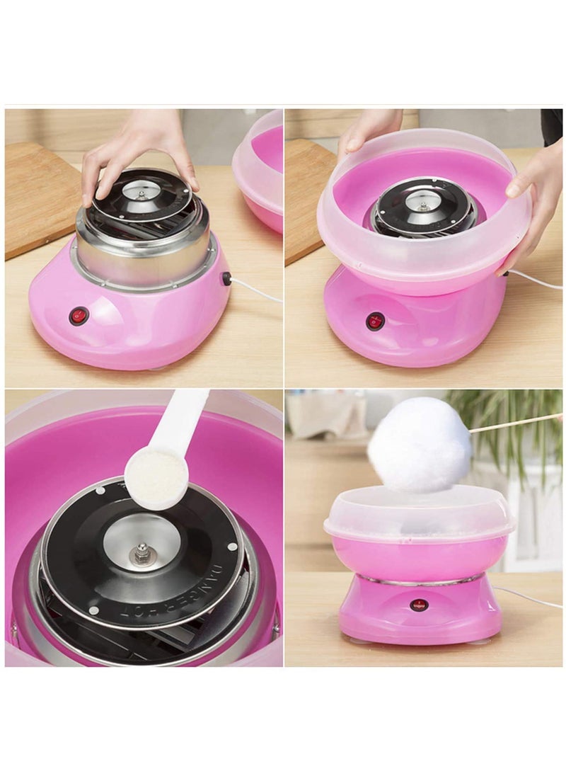 DARKZONE DARKZONE Cotton Candy Maker Mini Sweet Automatic Cotton Candy Machine Hard and Sugar Free Countertop Floss Maker Home DIY Sweets Makers for Kids RANDOM COLOUR WILL BE GIVEN  - Image 2