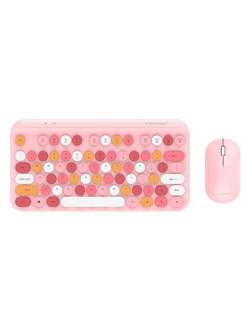 Forev - FVWI9 Wireless Mixed Color Keyboard and Mouse Set - Image 1