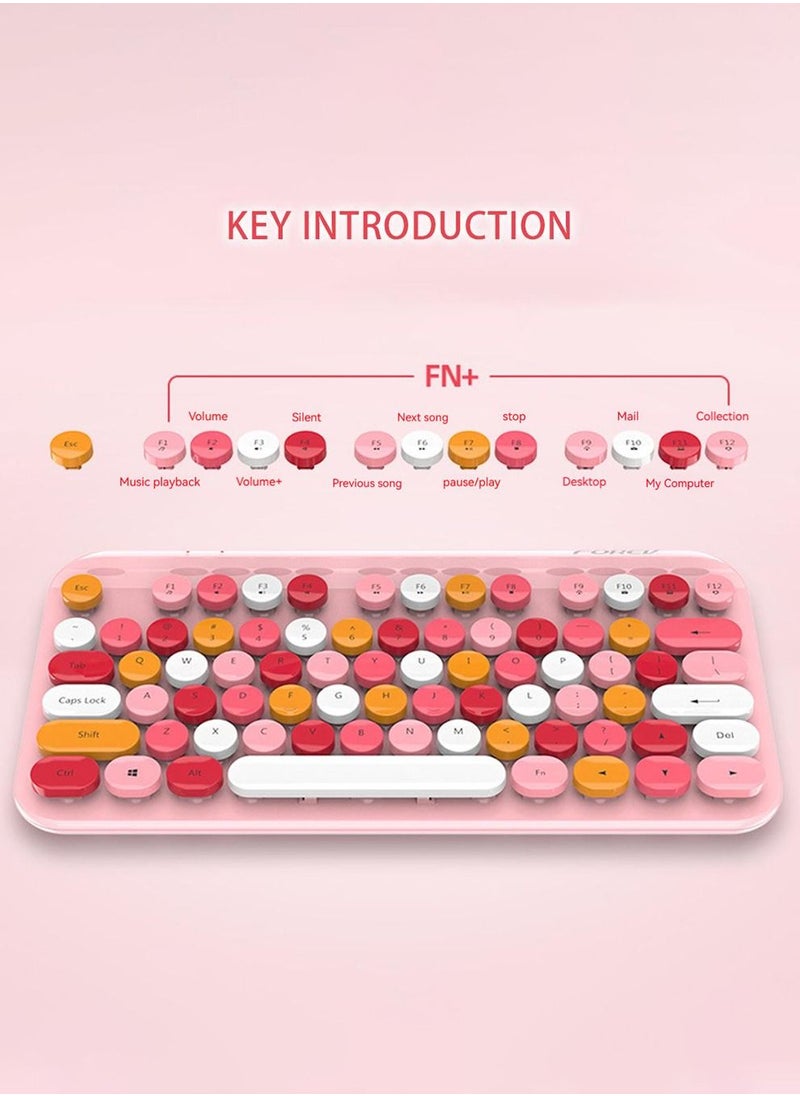 Forev - FVWI9 Wireless Mixed Color Keyboard and Mouse Set - Image 1
