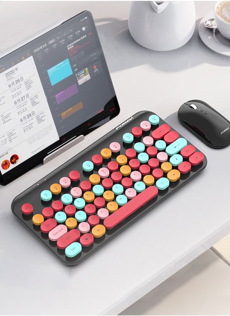 Forev - FVWI9 Wireless Mixed Color Keyboard and Mouse Set - Image 1