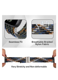 Generic Adjustable Braided Solo Loop Stretchable Elastics for iWatch ,Ultra Compatible with Apple Watch Bands 38mm 40mm 41mm  - Image 3