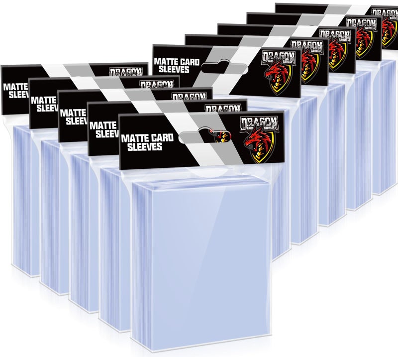Kitoyz 1000 Counts Card Sleeves Top Loaders for Trading Cards, Penny Soft Sleeves Baseball Card Sleeves Protectors Fit for Sports Cards, Football, Game Card - Image 1