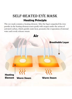 KASTWAVE Steam Eye Mask, 10 Packs Hot Steam Eye SPA Mask  - Image 4
