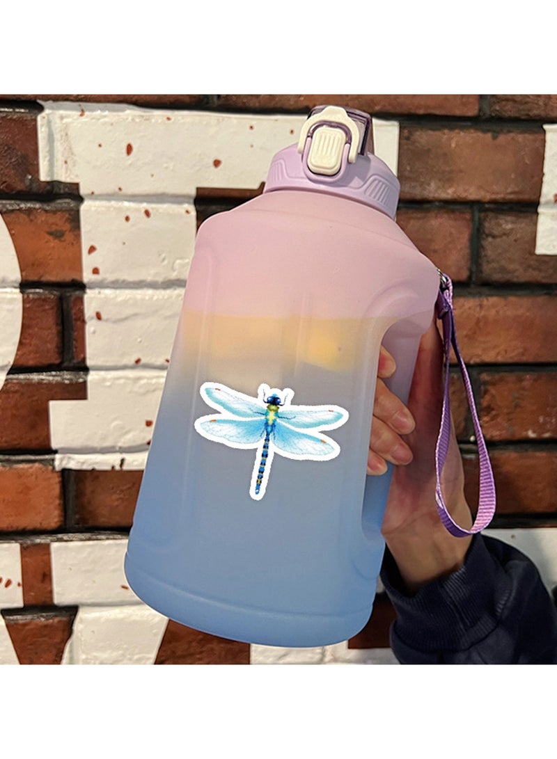 50 جهاز كمبيوتر شخصى ملصقات اليعسوب اليعسوب للماء الفينيل الشارات لزجاجات المياه الكمبيوتر المحمول الأمتعة كوب الهاتف المحمول الكمبيوتر سكيت الثلاجة خزانة الملابس الغيتار سيارة دراجة نارية ديكور - Image 4