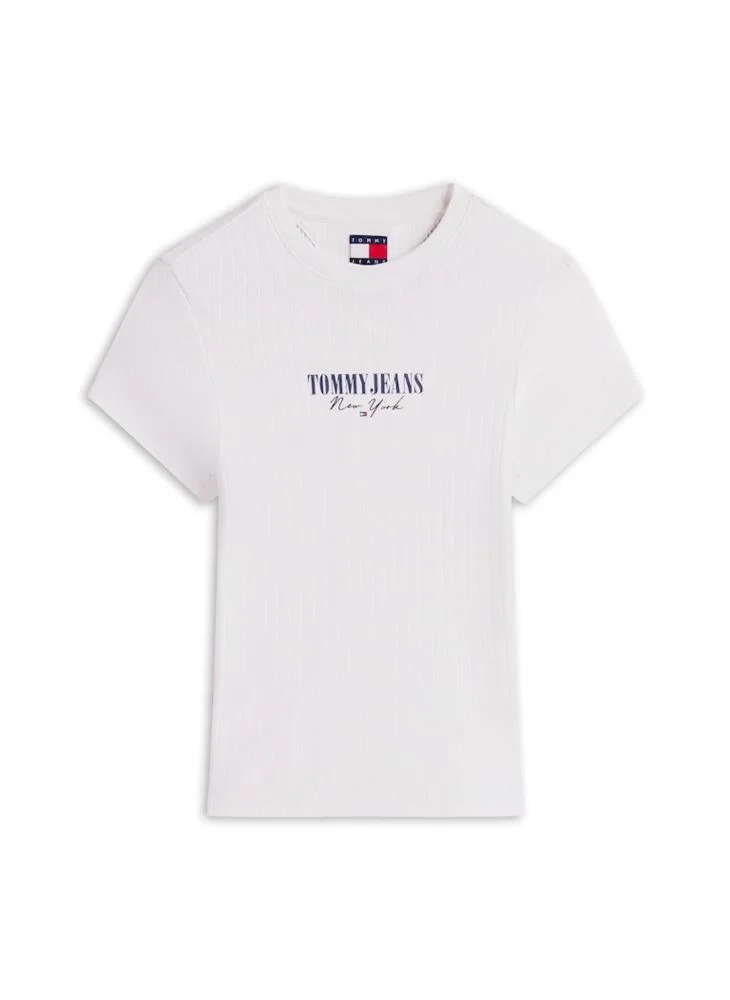 TOMMY JEANS Logo Crew Neck T-Shirt