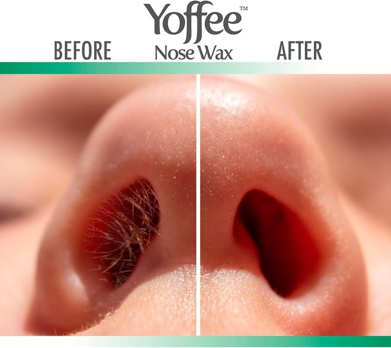 Yoffee Nose Wax Kit for Men and Women Natural Beeswax Aloe Vera Easy Nasal Hair Removal 10 Reusable Applicators Quick Painless Nostril Waxing for Nose Hair - Image 4