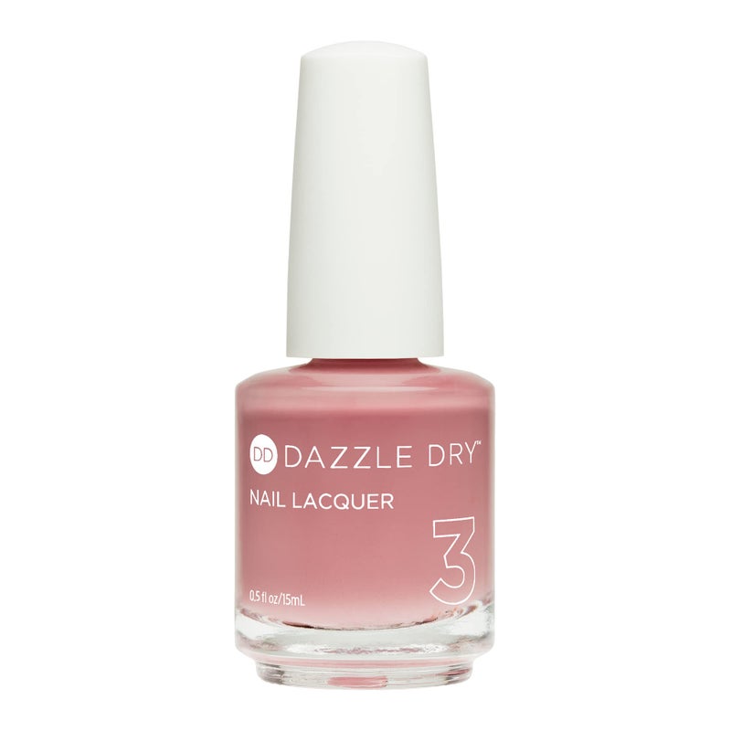 Dazzle Dry Nail Lacquer (Step 3) - Less is Mauve - A full coverage light, blushing mauve. (0.5 fl oz) - Image 1