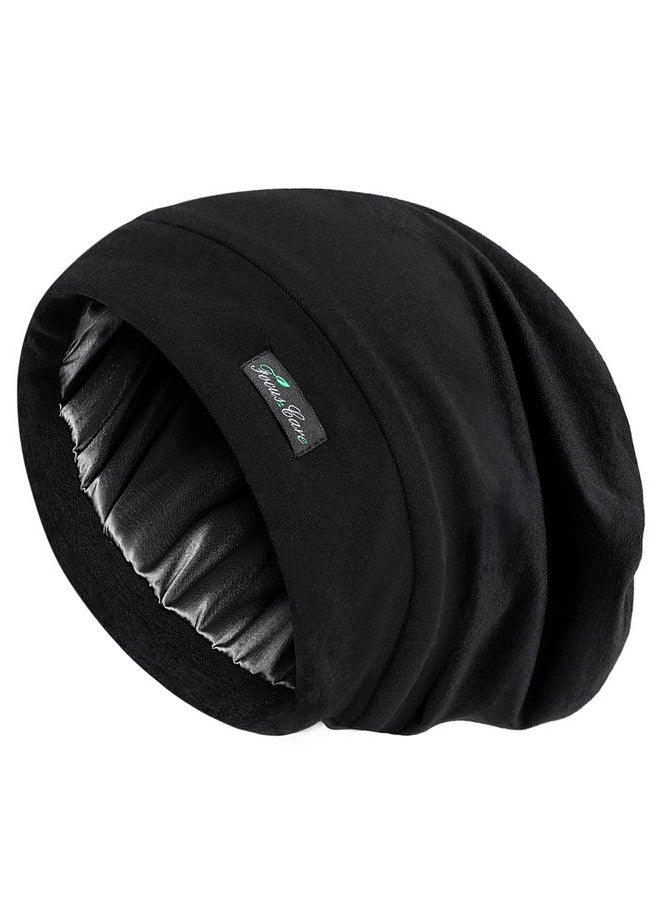 FocusCare Women'S Soft Slouchy Satin Lined Hat Beanie Cap Light Weight Beanie For Long Hair Sleeping - Image 1