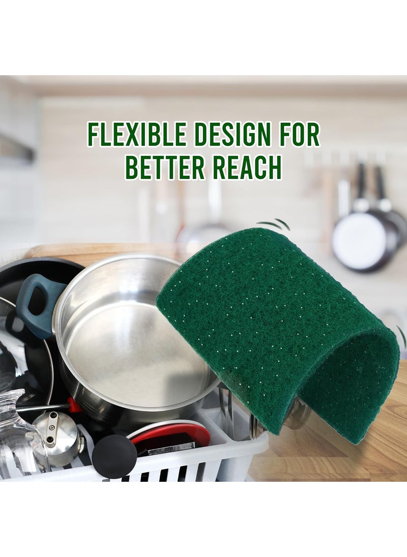 Chakaa chak Shinezap Silver Scrub pad Pack of 3 for Dishwashing Ideal for Fast Clean Long Life and Tough Oily Deep Stain Removal Made with Enhanced Grip Durable  - Image 5