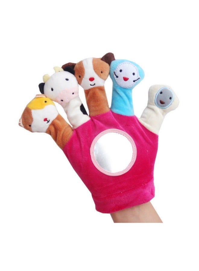 JJOVCE Baby Hand Puppet Plush Toy Baby Cloth Animal Hand Puppet Glove Toy - Image 1