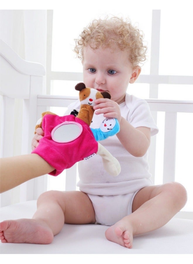 JJOVCE Baby Hand Puppet Plush Toy Baby Cloth Animal Hand Puppet Glove Toy - Image 2