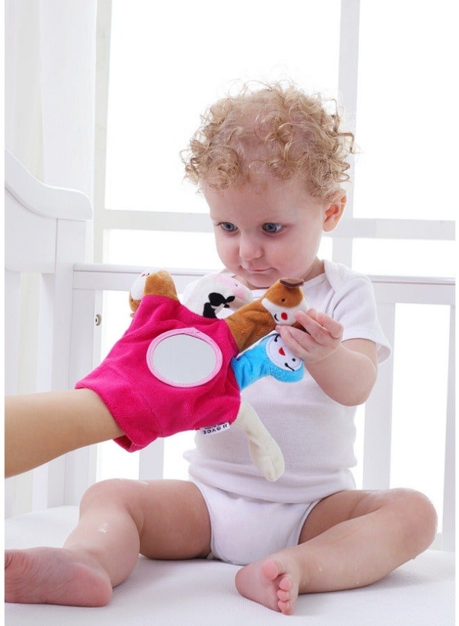 JJOVCE Baby Hand Puppet Plush Toy Baby Cloth Animal Hand Puppet Glove Toy - Image 4
