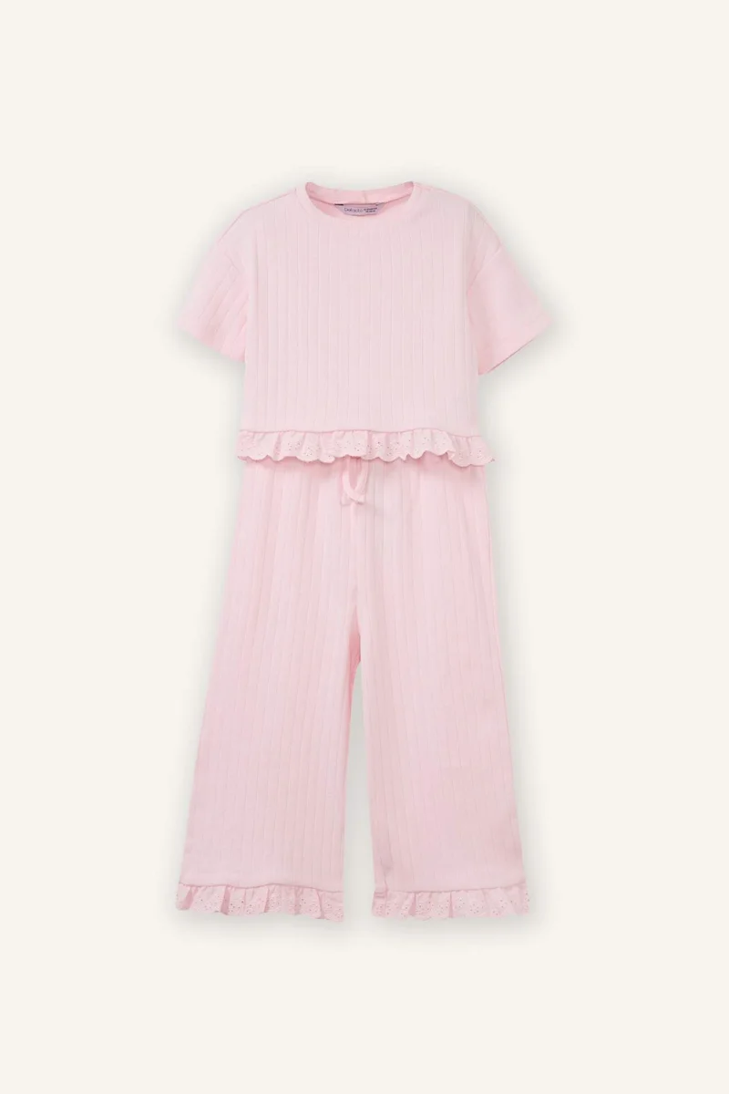 ديفاكتو 2 piece Regular Fit Crew Neck Set