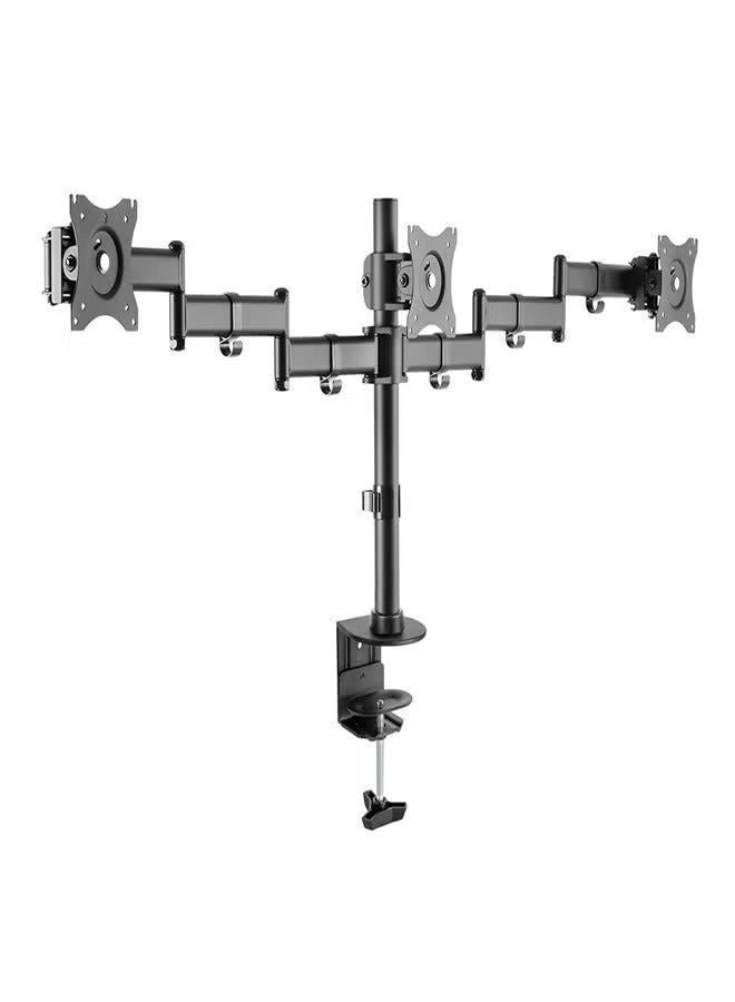 Skill Tech SH070 C036 Economy Steel LCD VESA Desk Mount For Most 13"-27" LCD Monitors, VESA 100x100, Max Load Capacity 8 Kg/Screen - Image 1