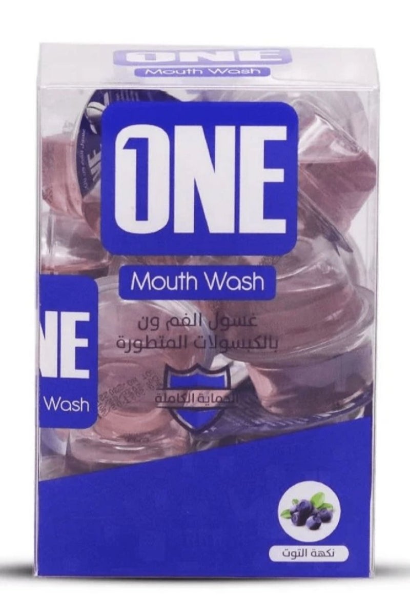 وان غسول الفم بالكبسولات المتطورة بنكهة التوت 20 كبسولة - Image 1