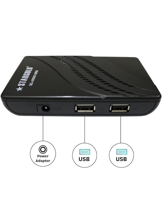 ستارجولد - جهاز استقبال القنوات الفضائية المصغر STARGOLD SG-690HD Mini HD - Image 1