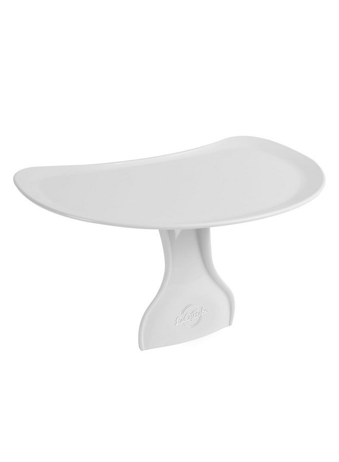 LuQiBabe Baby Booster Seat Tray Attachment Only Compatible with Bumbo Baby Infant Toddler Floor Seat Feeding Tray for Boys and Girls 3 to 12 Months - White - Image 1