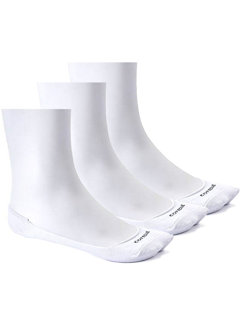 COTTONIL Pack of 3 Unisex Cotton Hidden Invisible socks  - Image 1