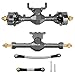 Pothyes Diamond Shape SCX24 Aluminum Axle Upgrades for Axial SCX24 Deadbolt C10 JLU Gladiator Bronco 124 RC Crawler Titanium - Image 2