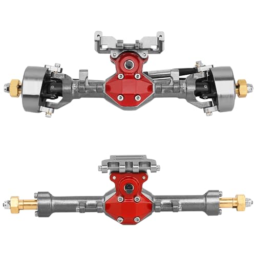 Pothyes Diamond Shape SCX24 Aluminum Axle Upgrades for Axial SCX24 Deadbolt C10 JLU Gladiator Bronco 124 RC Crawler Titanium - Image 5