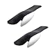 Qurbuns 2 PCS Blind Spot Mirror with Side Mirror Rain Guard 2in1 Waterproof Rain Shield with Wide Angle Round Mirrors 360 Degree Rotation Reverse Assist Mirrors Universal for Most Cars - Image 2