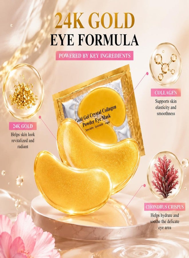 LAVONE 36 Pairs Eye Mask & Lip Mask, 24K Gold Under Eye Patches for Puffy Eyes and Dark Circles, Collagen Lip Patch for Dry Lips, Hydrating Anti-Aging Skincare Duo, Bridesmaid Gifts, Hangover Kit - Image 4