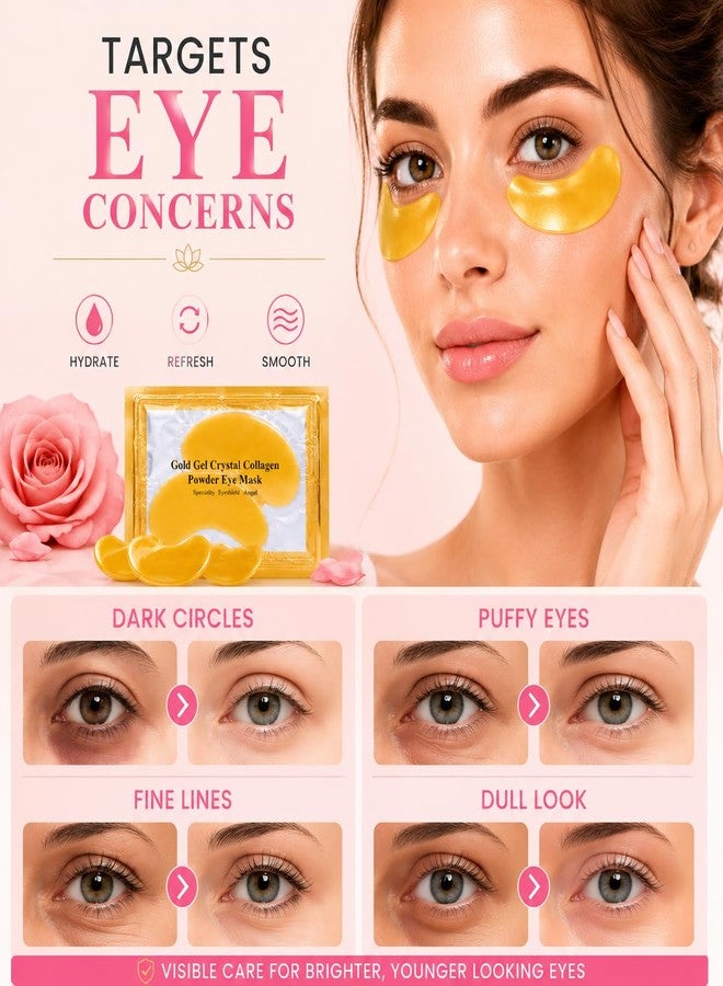 LAVONE 36 Pairs Eye Mask & Lip Mask, 24K Gold Under Eye Patches for Puffy Eyes and Dark Circles, Collagen Lip Patch for Dry Lips, Hydrating Anti-Aging Skincare Duo, Bridesmaid Gifts, Hangover Kit - Image 2