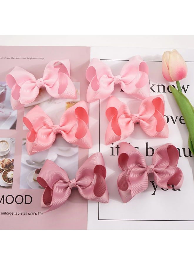 JOYOYO 40PCS 4.5 Inch Bows for Girls Grosgrain Ribbon Toddler Hair Bows Alligator Clips Hair Accessories for Toddlers Baby Girls Kids Teens in Pairs - Image 5