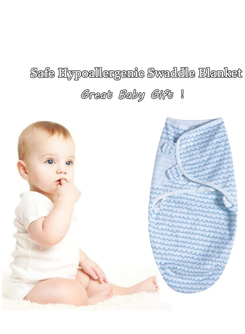 Y&D Baby Swaddle Wrap for Newborn Sleep Sack 100% Cotton Muslin Adjustable Sleepsack Transition Bag Wearable Blanket with Beanie hats - Image 2